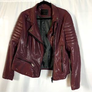 Blank NYC faux leather moto jacket